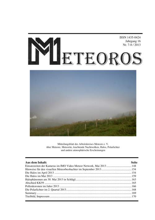 METEOROS No. 0708/2013