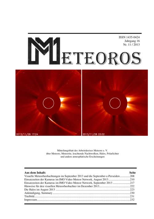 METEOROS No. 11/2013