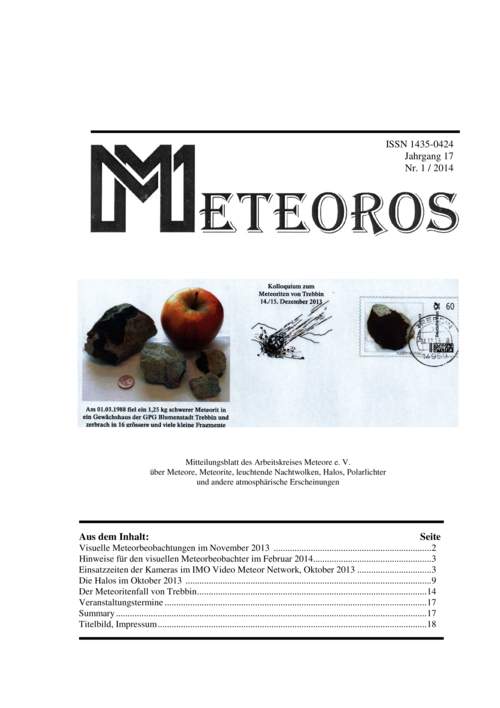 METEOROS No. 01/2014