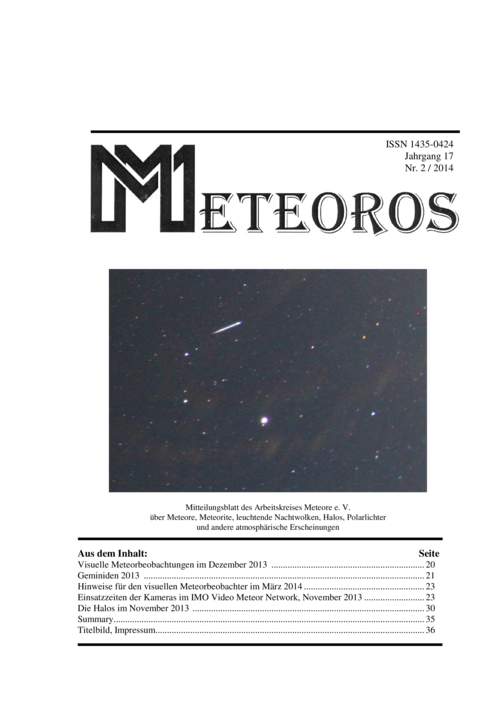 METEOROS No. 02/2014