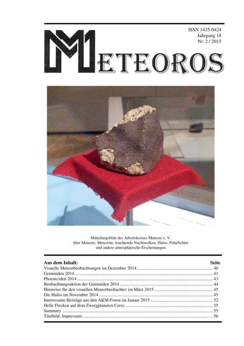 METEOROS No. 02/2015