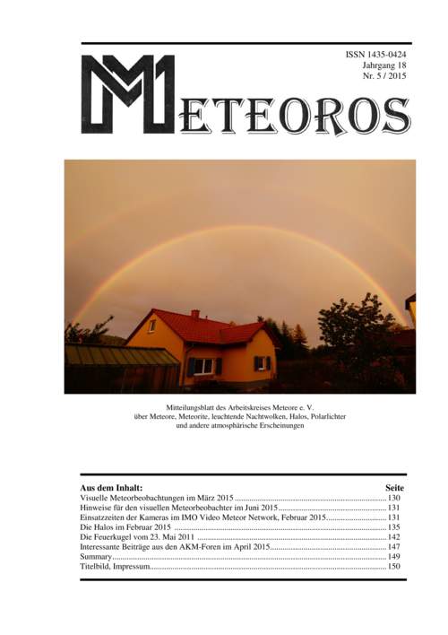 METEOROS No. 05/2015