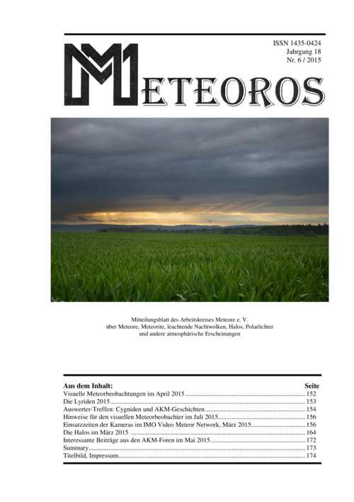 METEOROS No. 06/2015