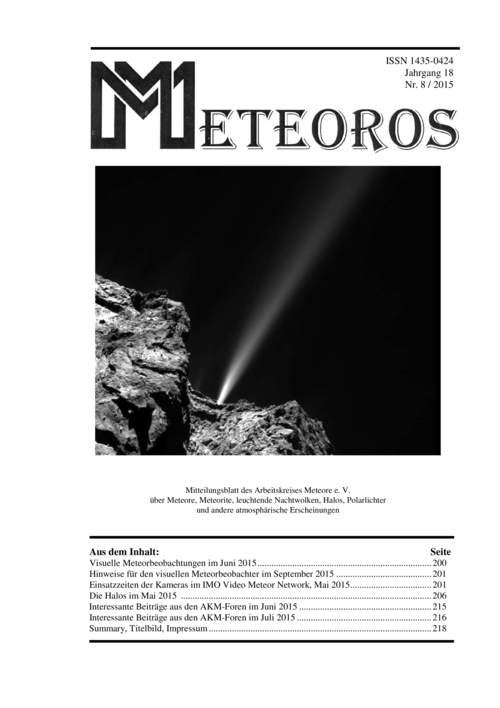 METEOROS No. 08/2015
