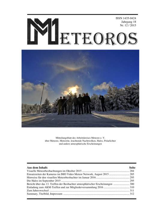 METEOROS No. 12/2015