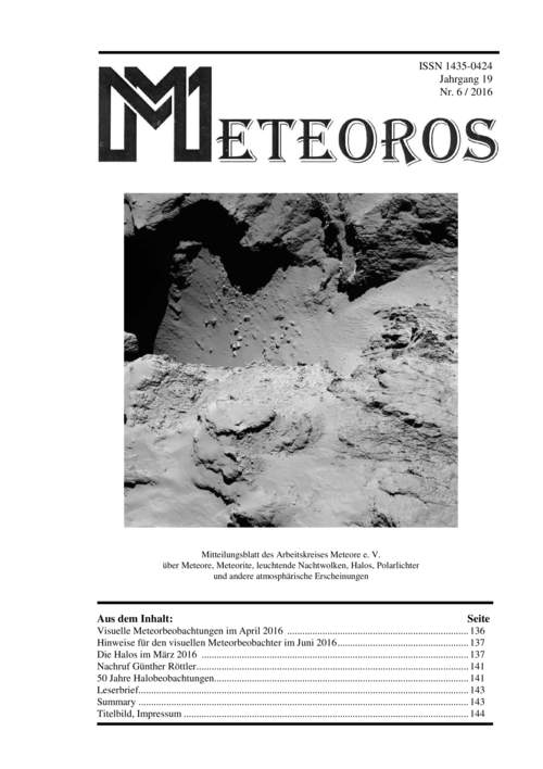 METEOROS No. 06/2016