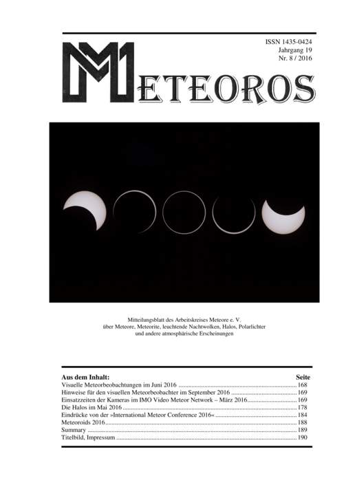 METEOROS No. 08/2016