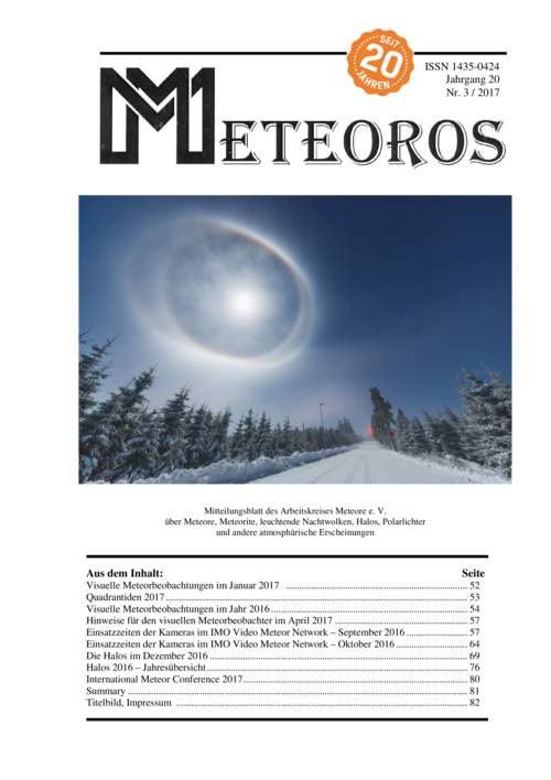 METEOROS No. 03/2017