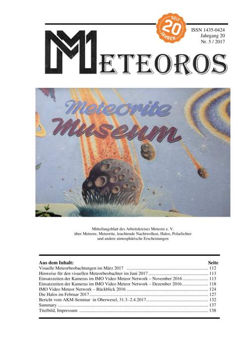 METEOROS No. 05/2017
