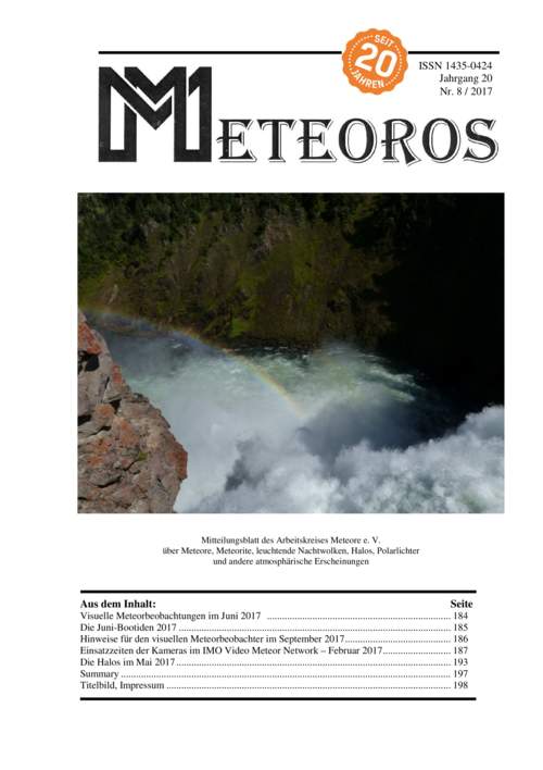 METEOROS No. 08/2017