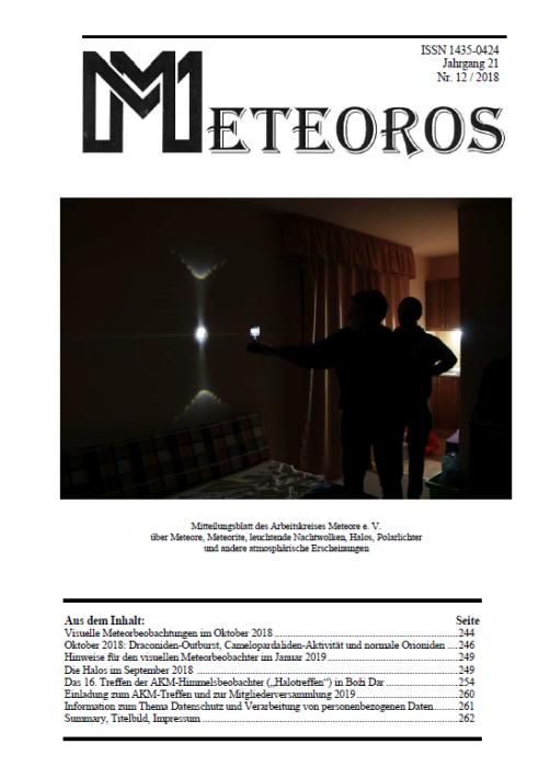 METEOROS No. 12/2018