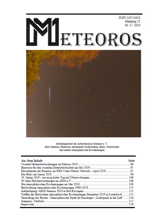 METEOROS No. 04/2019