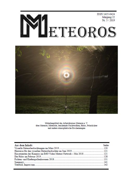 METEOROS No. 05/2019