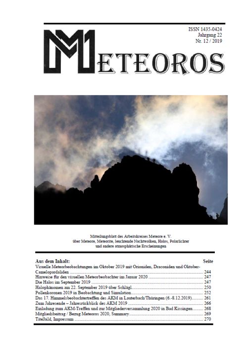 METEOROS No. 12/2019