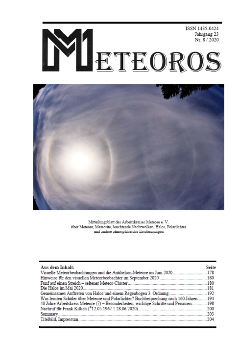 METEOROS No. 08/2020