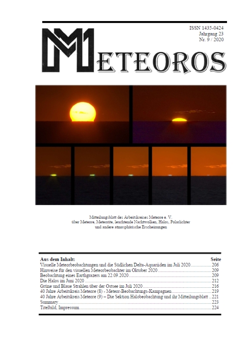 METEOROS No. 09/2020