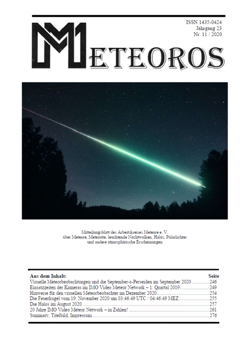 METEOROS No. 11/2020