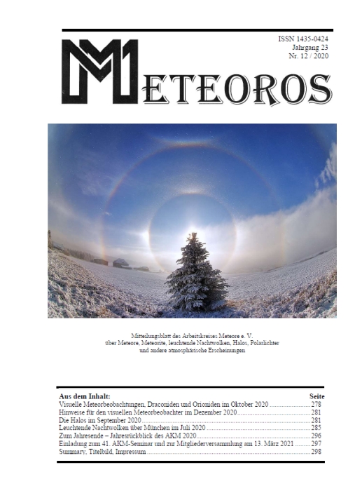 METEOROS No. 12/2020