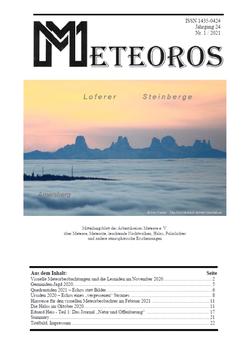 METEOROS No. 01/2021