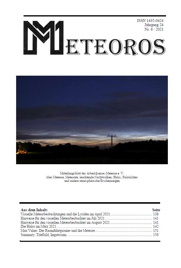 METEOROS No. 06/2021