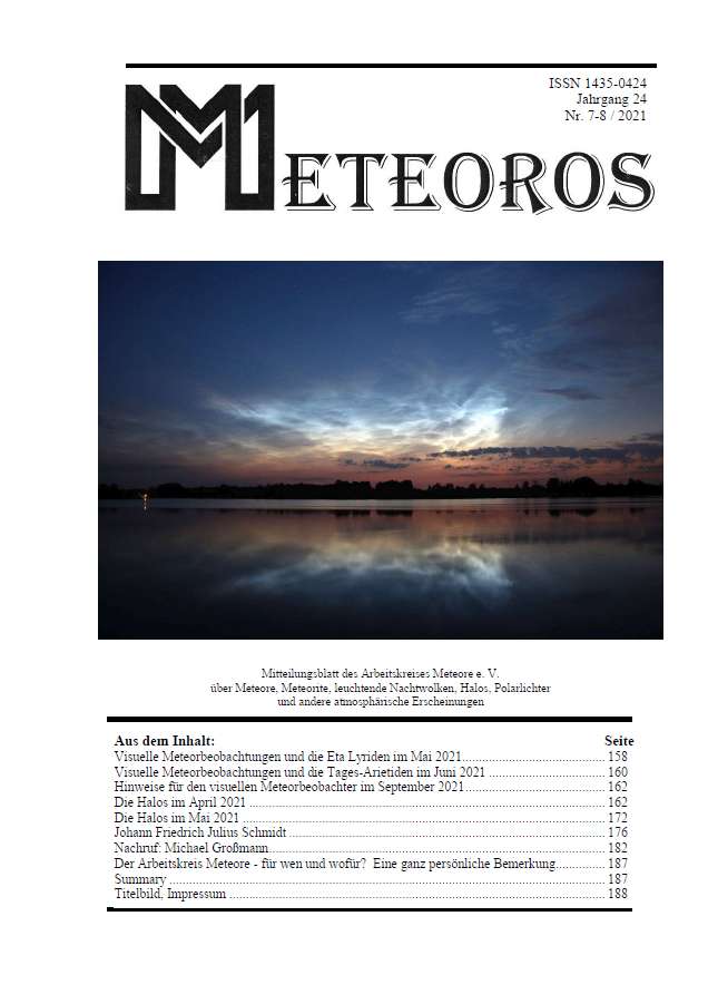 METEOROS No. 07-08/2021