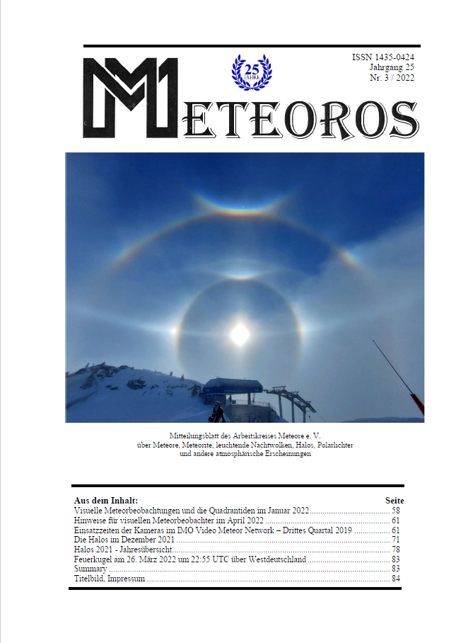 METEOROS No. 03/2022