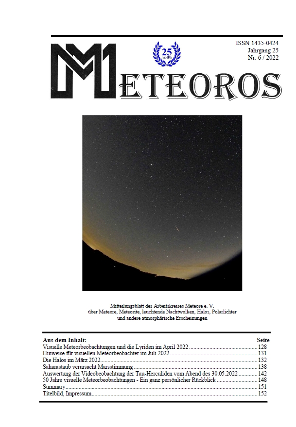METEOROS No. 06/2022