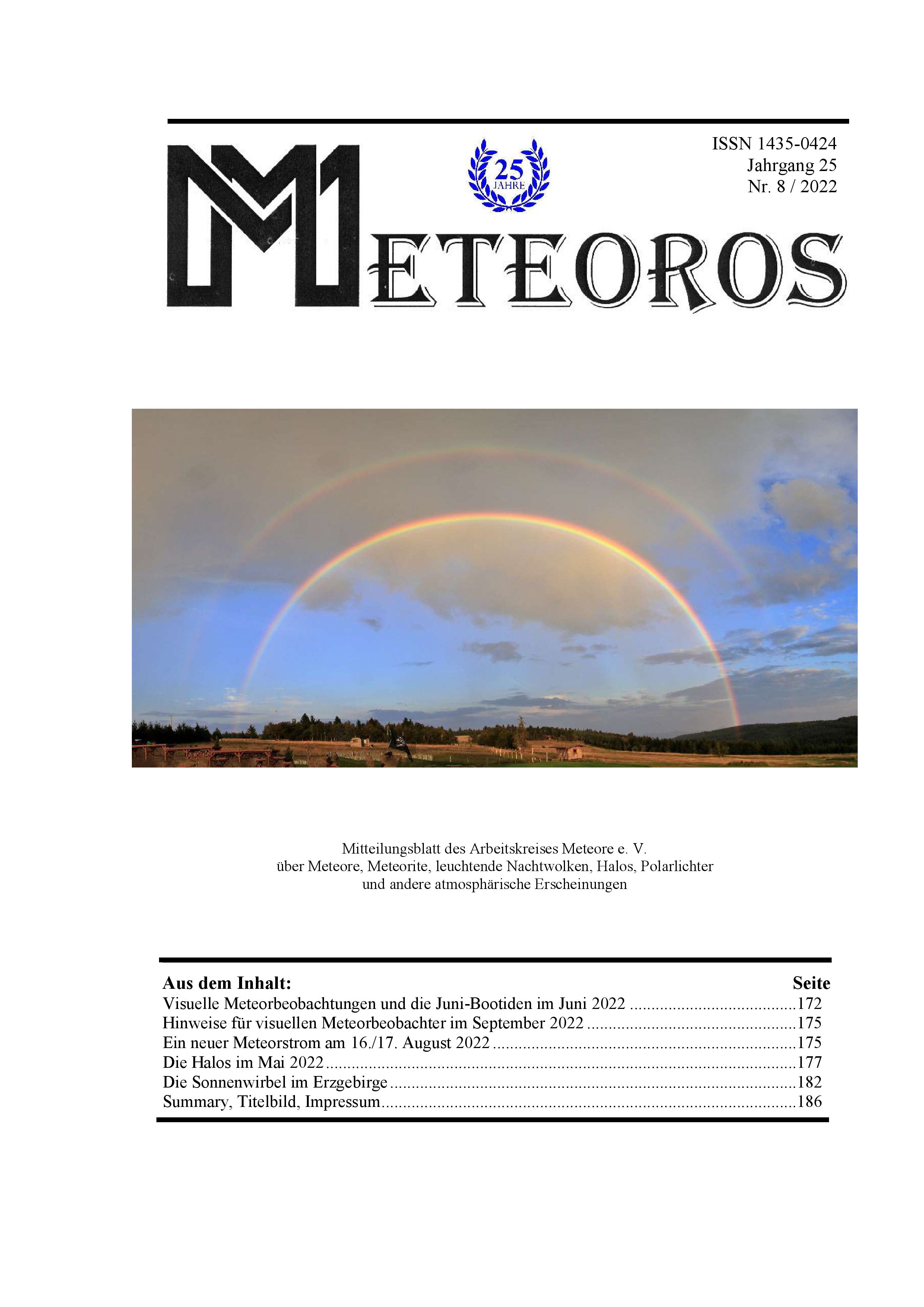 METEOROS No. 08/2022