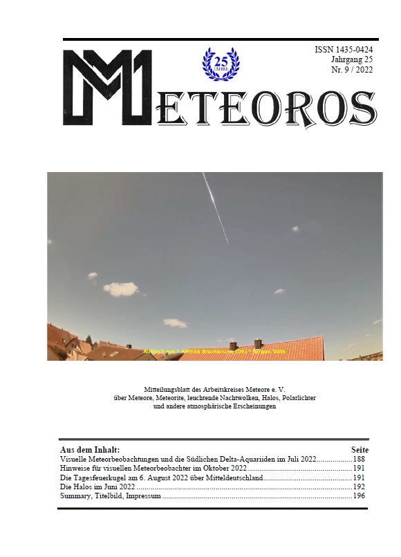 METEOROS No. 09/2022