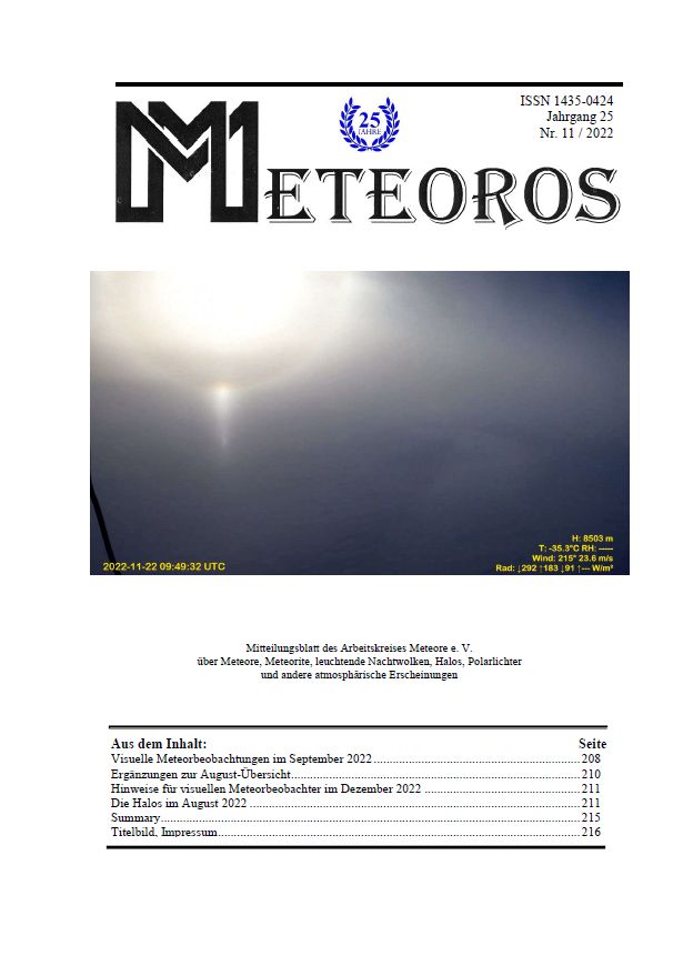 METEOROS No. 11/2022