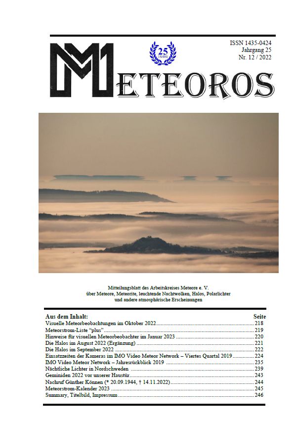 METEOROS No. 12/2022