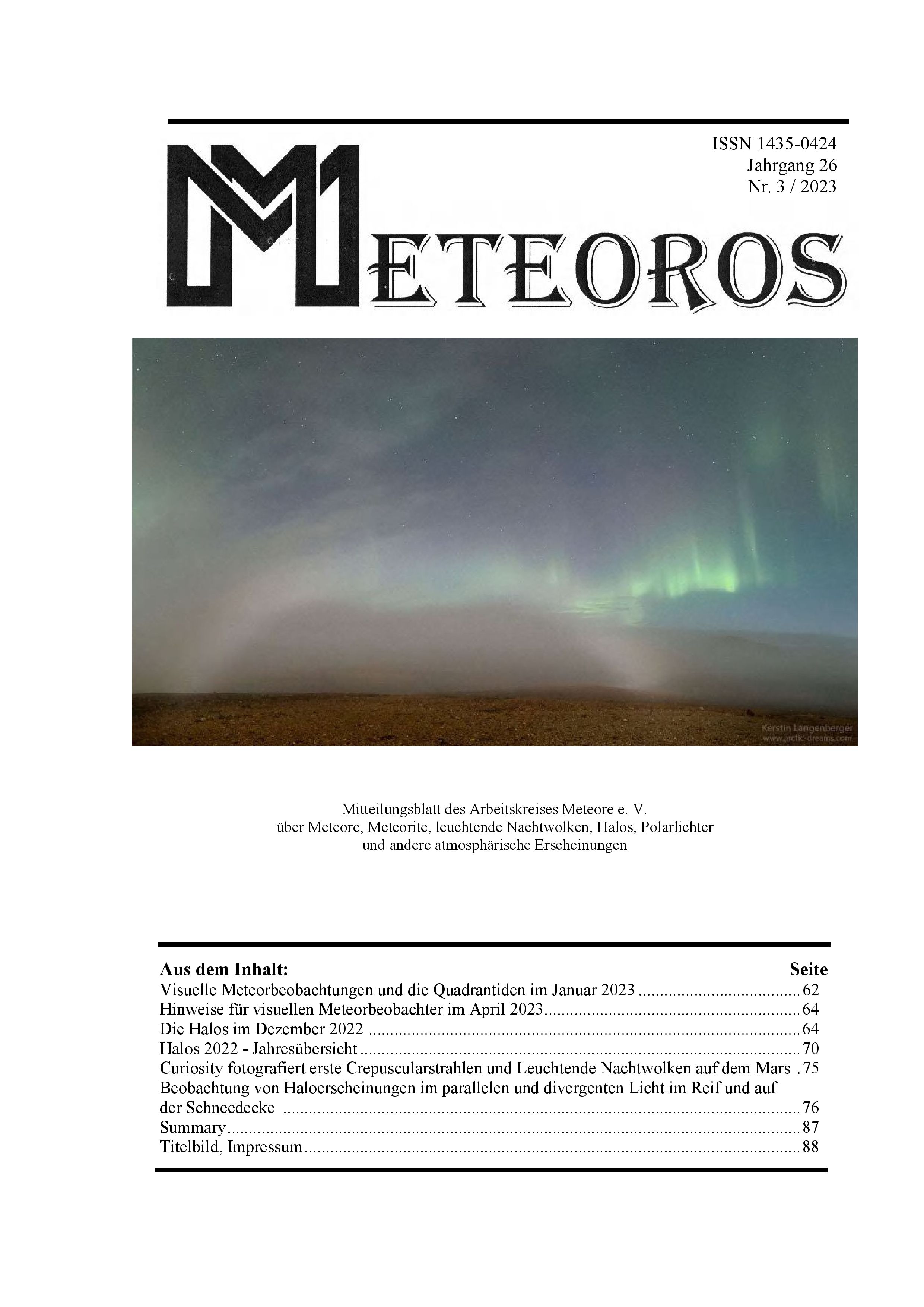 METEOROS No. 03/2023
