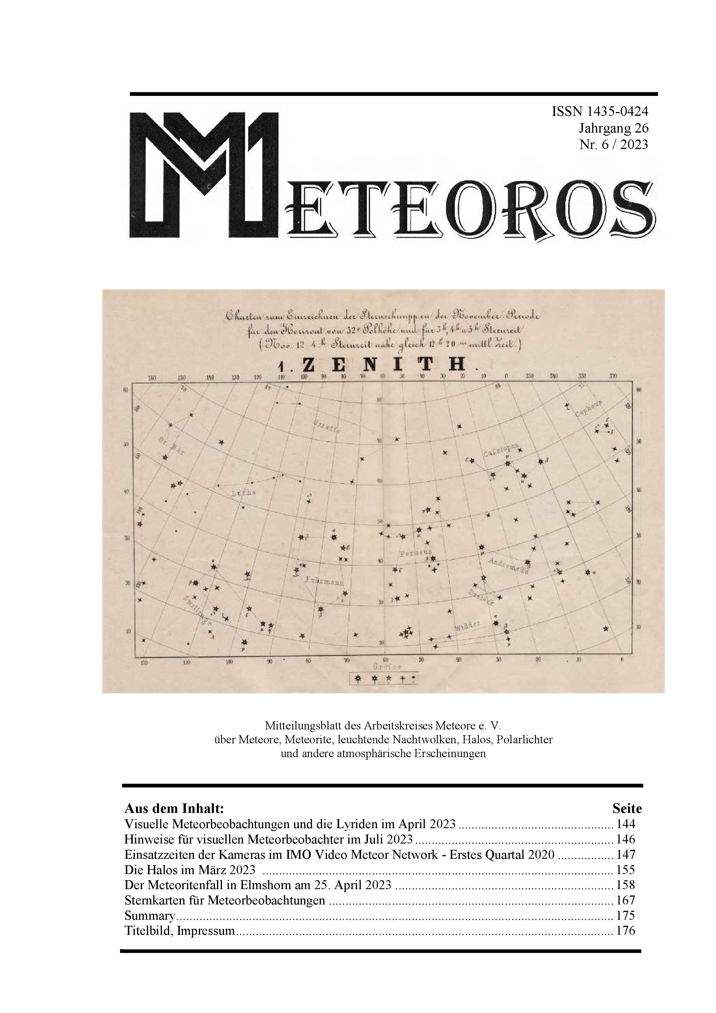 METEOROS No. 06/2023