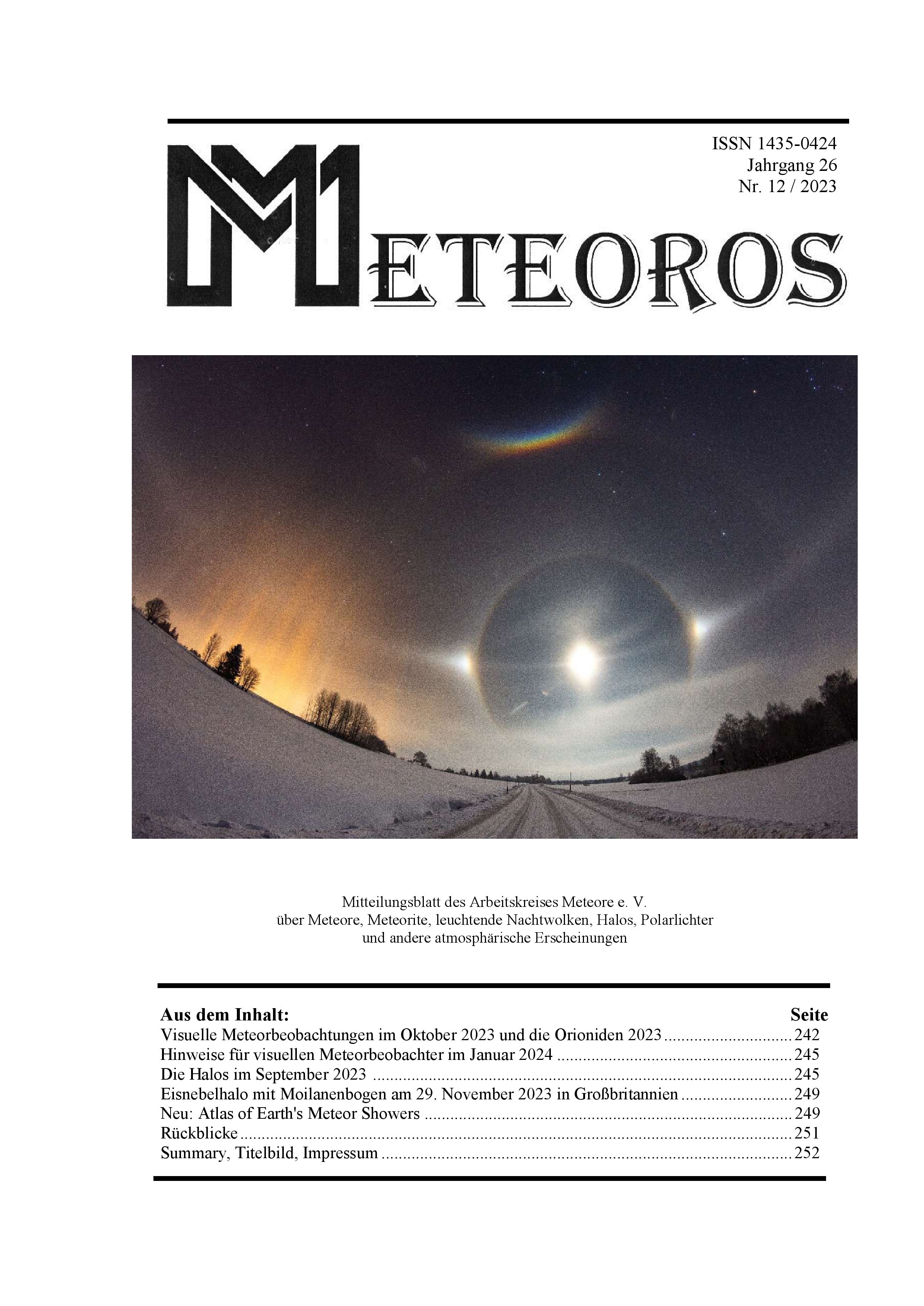 METEOROS No. 12/2023