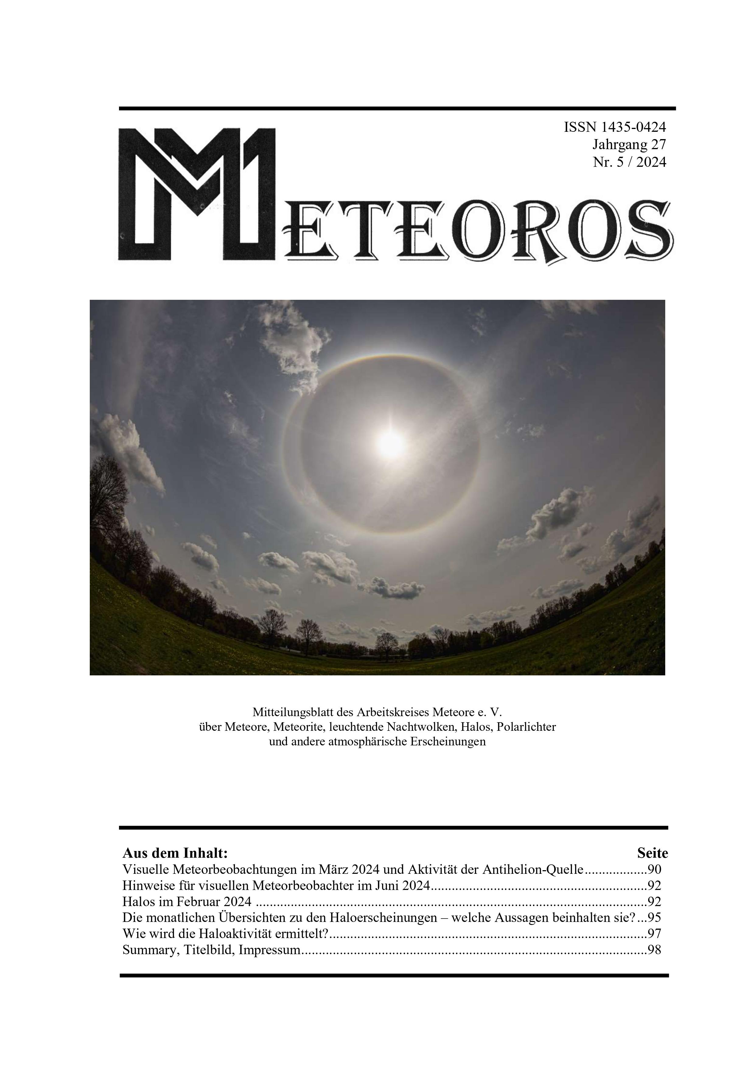 METEOROS No. 05/2024