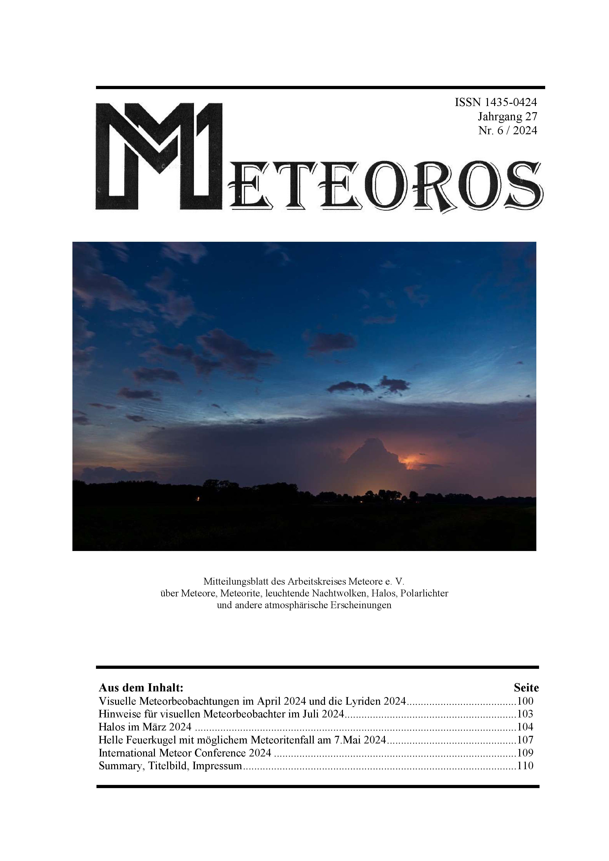 METEOROS No. 06/2024