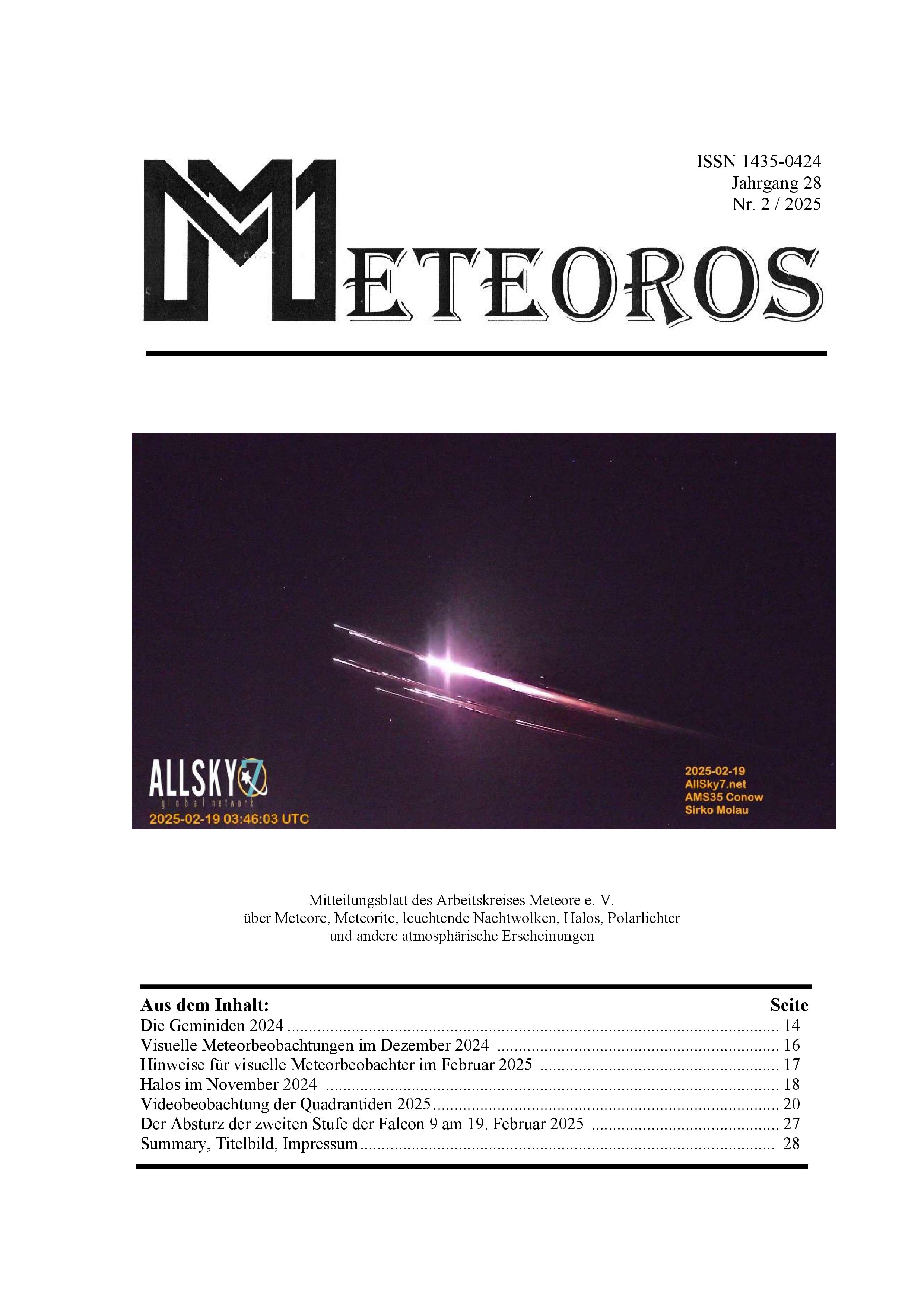 METEOROS No. 02/2025