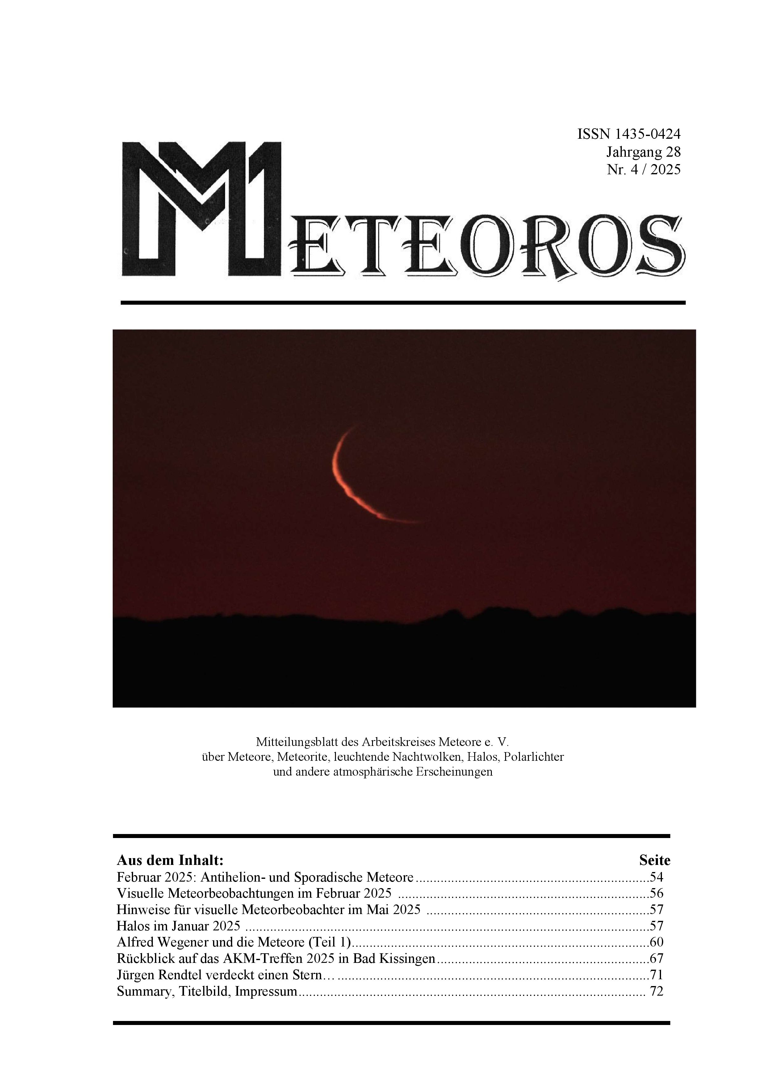 METEOROS No. 04/2025