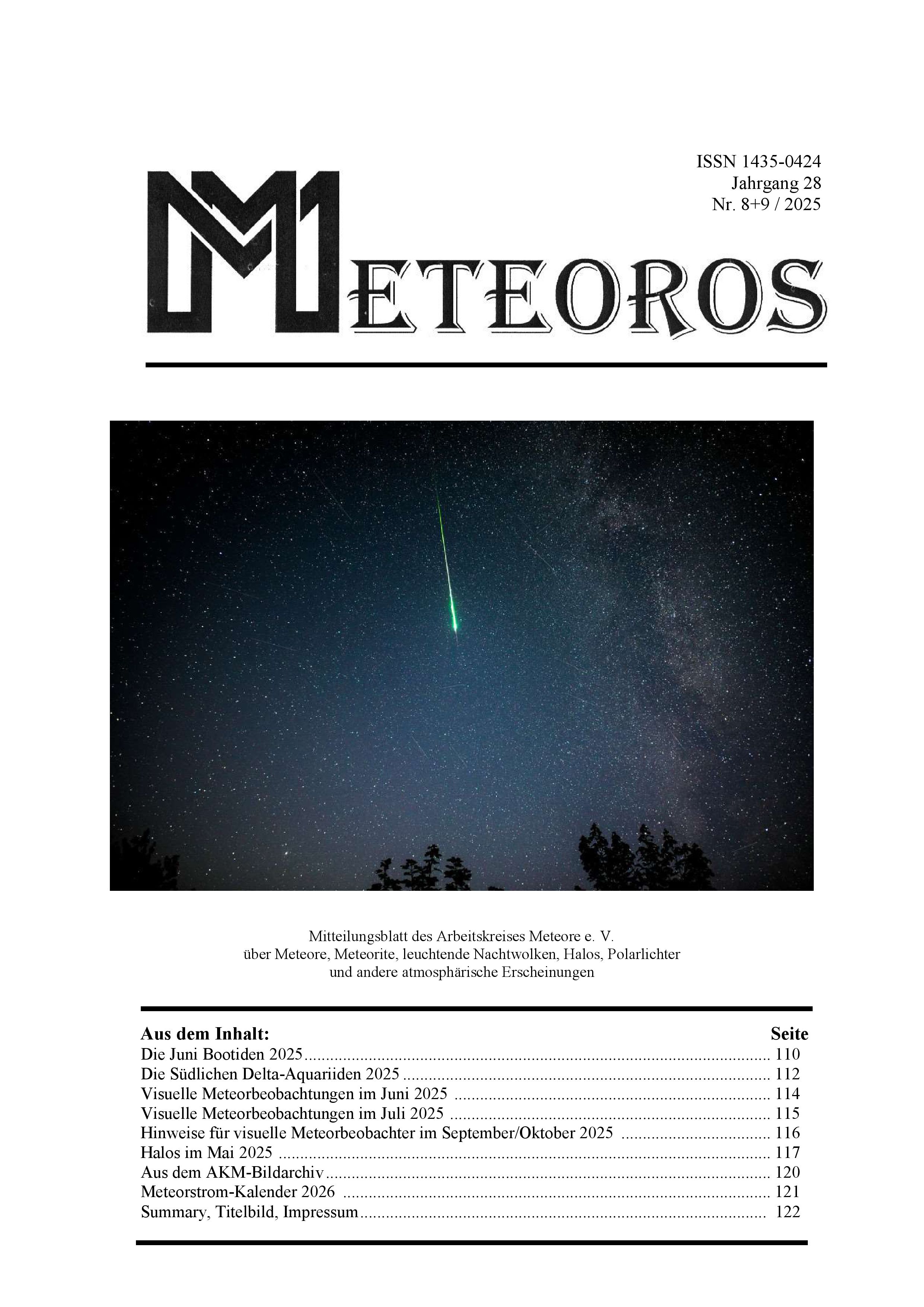 METEOROS No. 08-09/2025