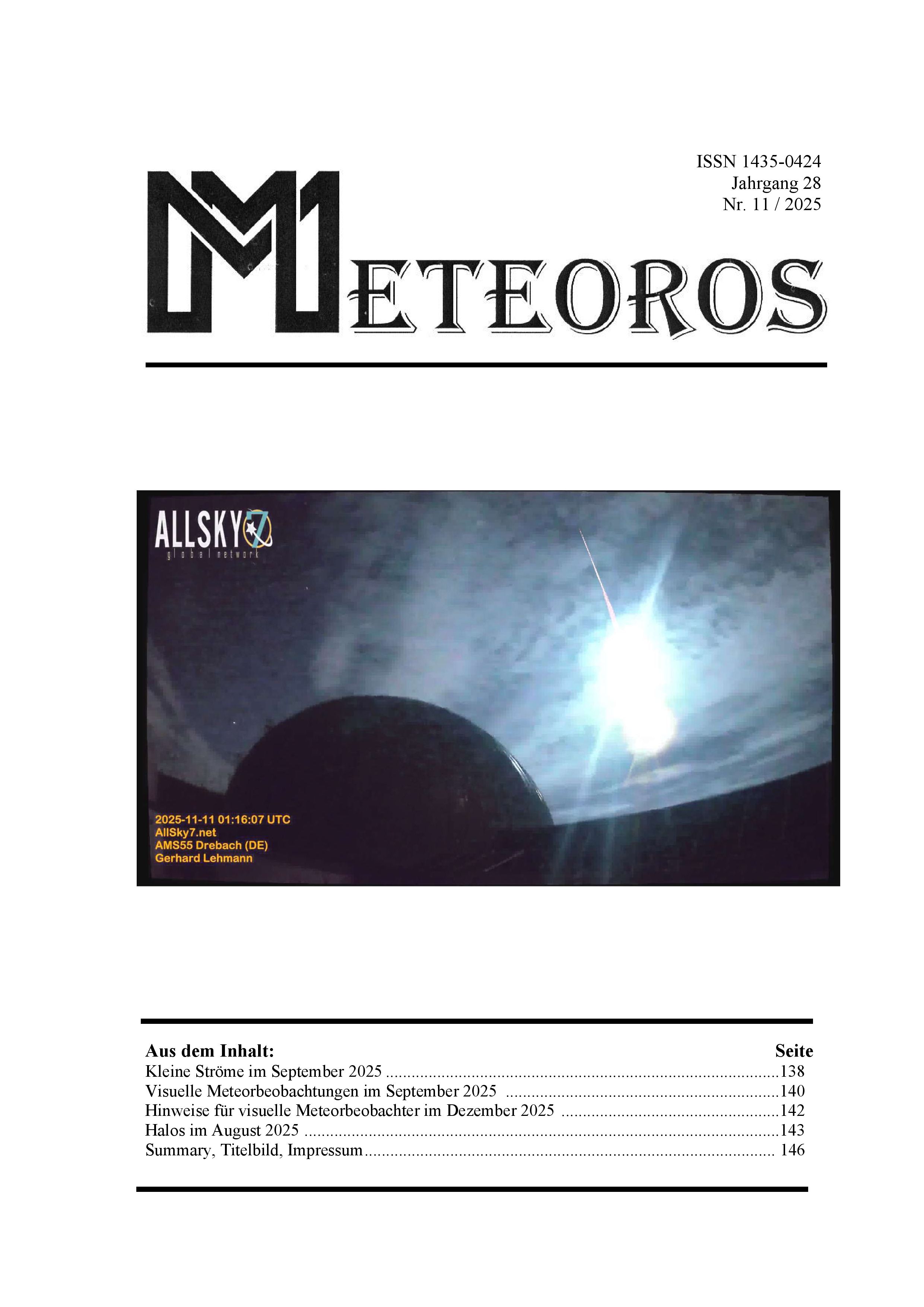 METEOROS No. 11/2025