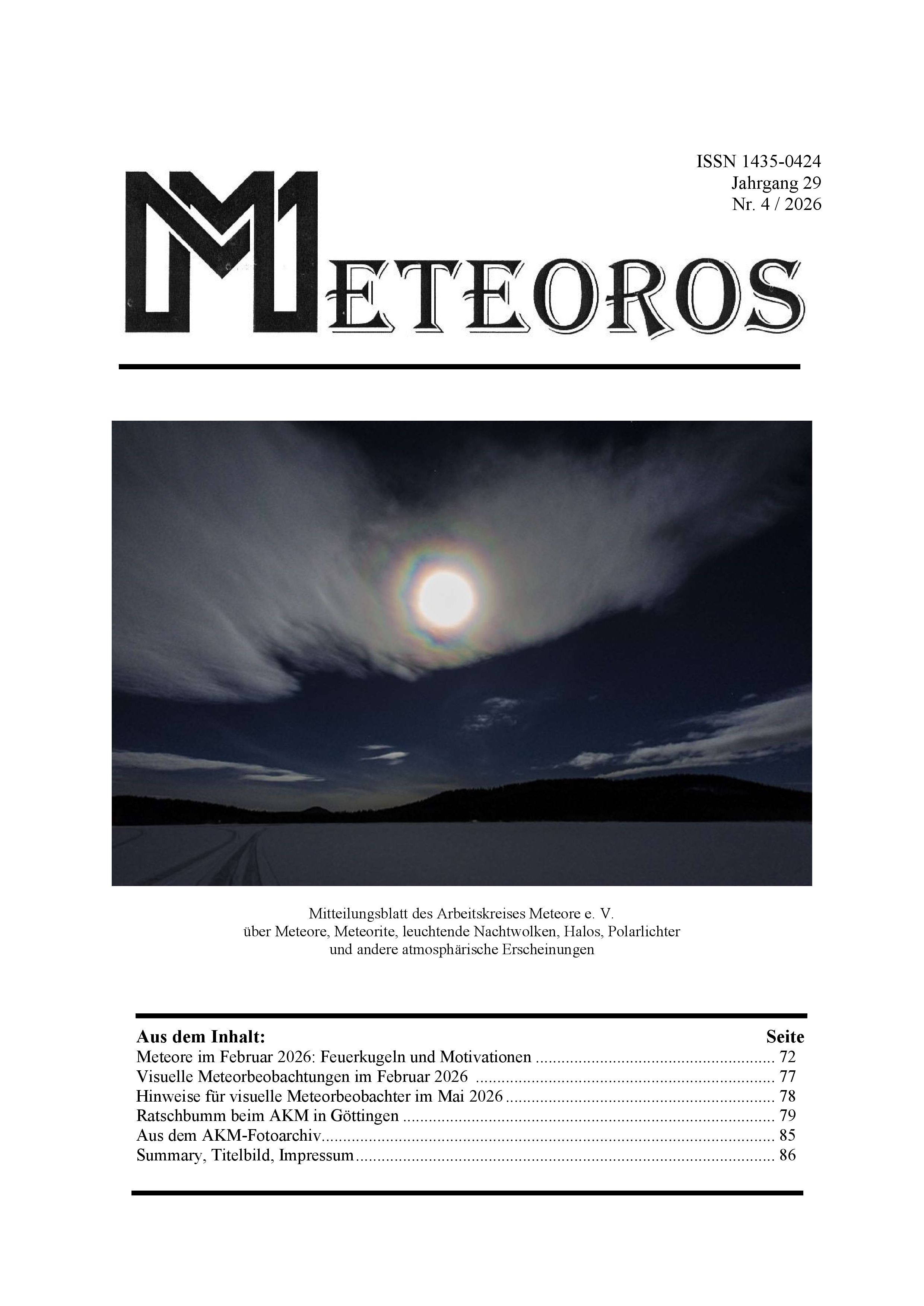 METEOROS No. 04/2026