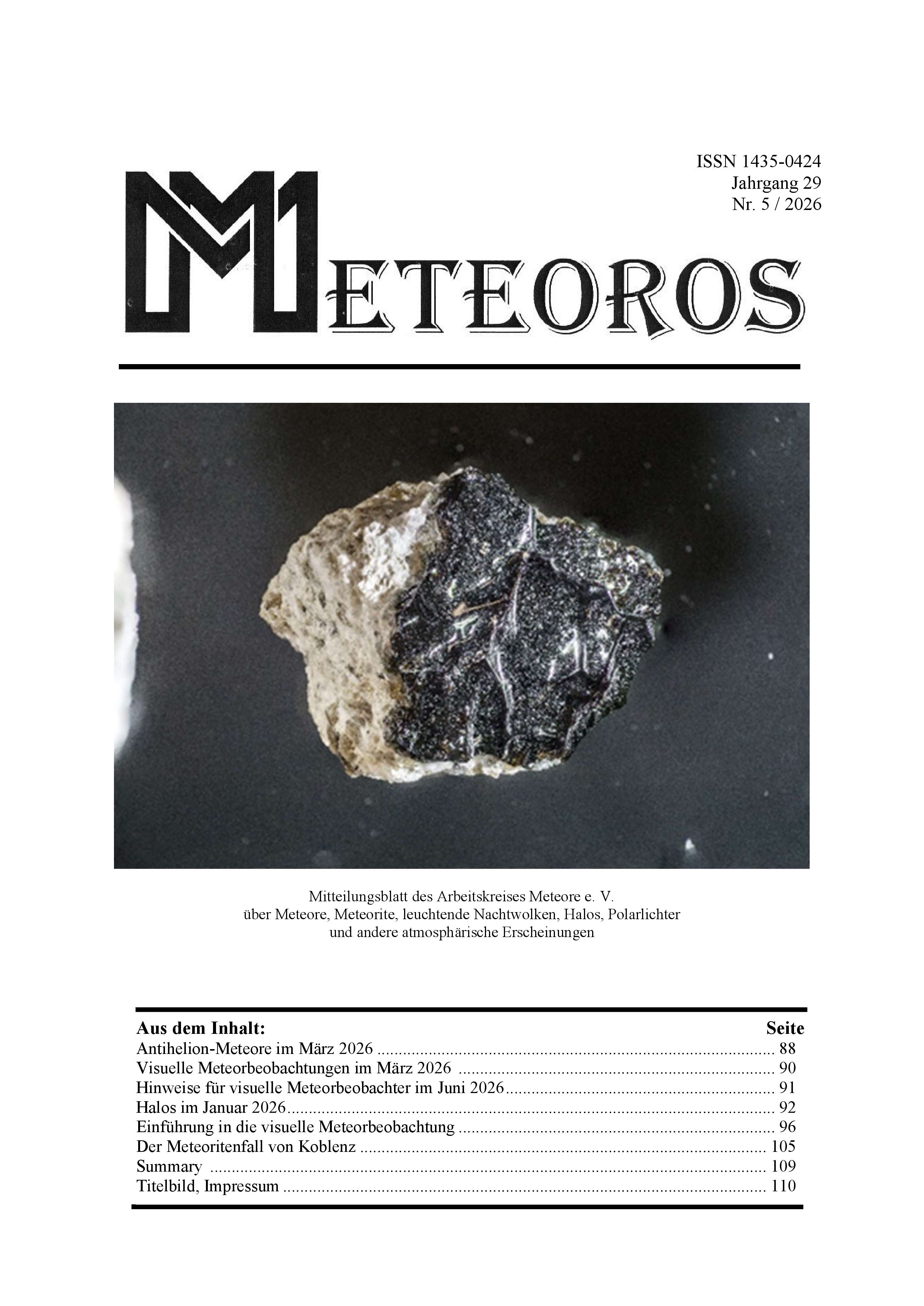 METEOROS No. 05/2026