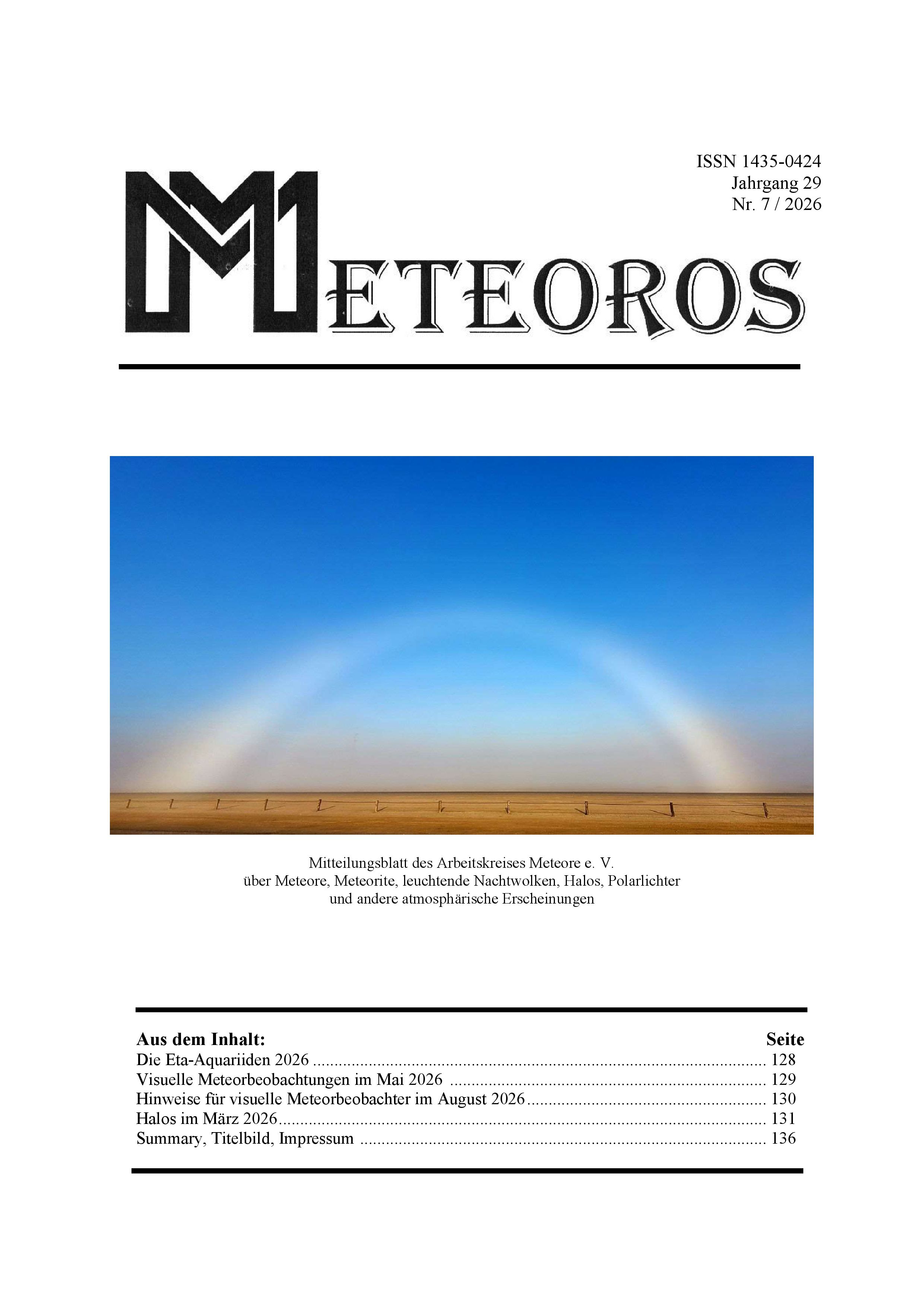 METEOROS No. 07/2026
