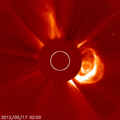 CME directed sideways CME directed sideways